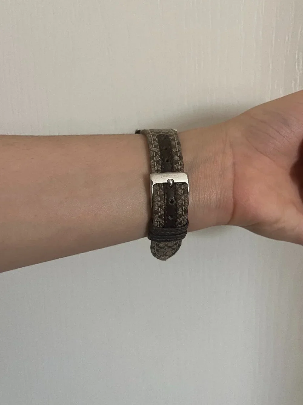 Brown Leather Coach Watch